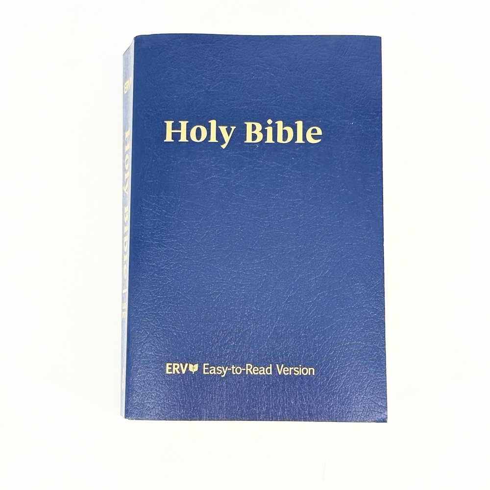 Bible League ERV Easy-to-Read Version Large Print Holy Bible Blue 2013